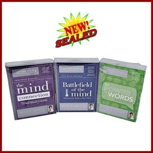 Joyce Meyer Action Plan Study Kit Set 3 Battlefield Mind Connection Power‎ Words